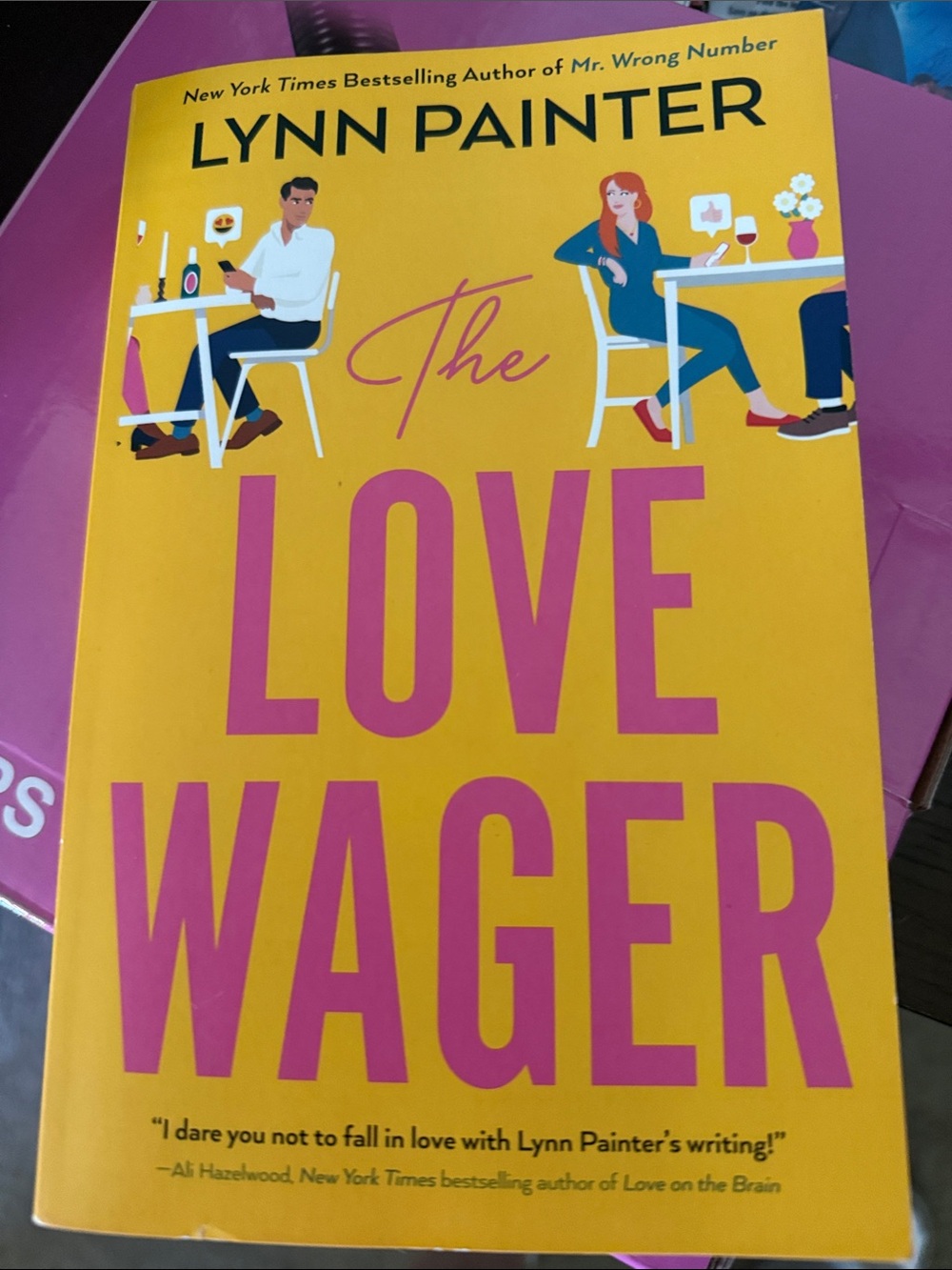 The Love Wager - Yellow & Pink Paperback